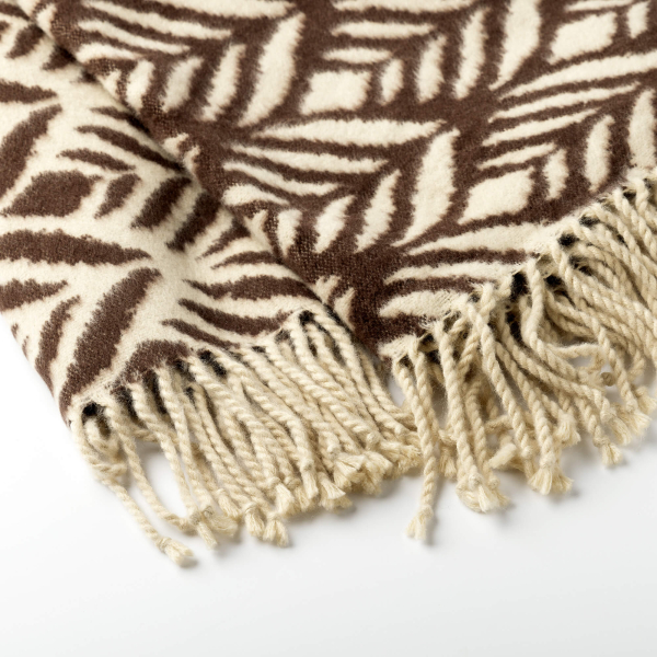 Hoii Plaid 'Alexandra' 150 x 200 cm Chocolate Martini - Braun